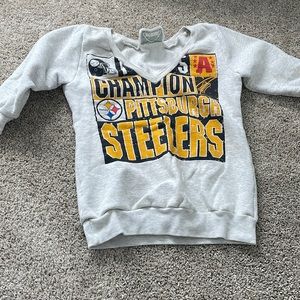 Upcycled Steelers sweater